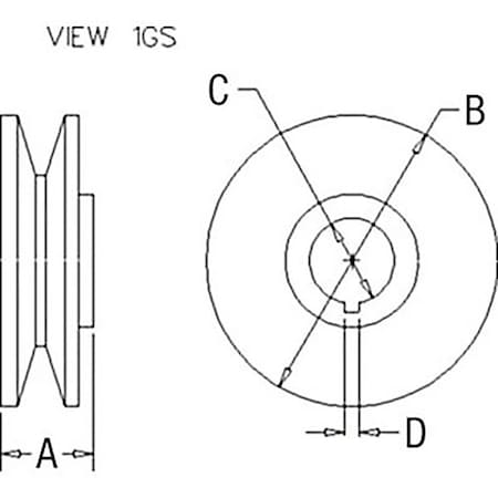 Aftermarket Fits Ford Fits New Holland Tractor 1V Groove Alternator Pulley 104 CI C5AZ10344K
